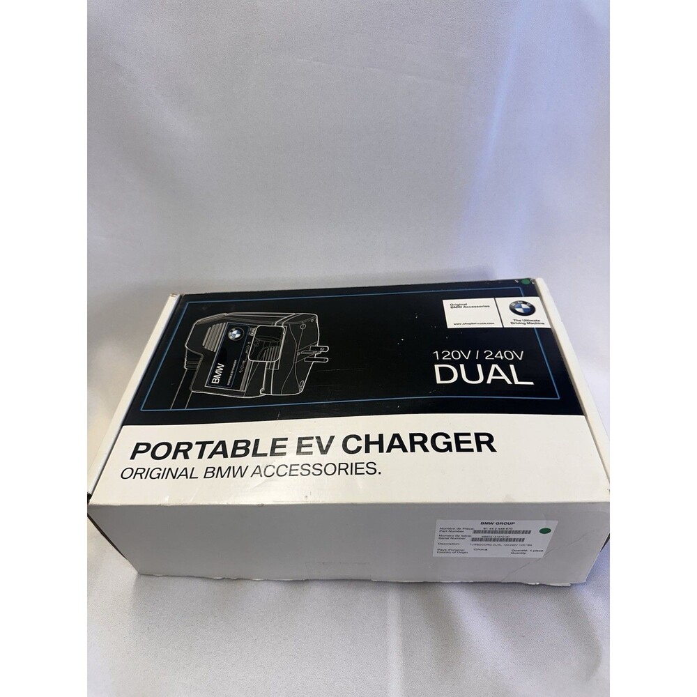 BMW EV Charger cord Dual 120V / 240V OEM 61442448670